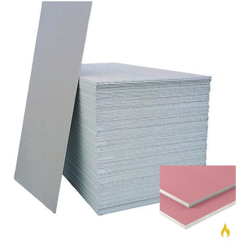 Gypfor Fire Plasterboard 2.4m x 1.2m TE - All Sizes