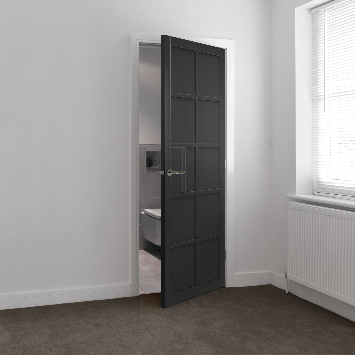 JB Kind Plaza Black Internal Door