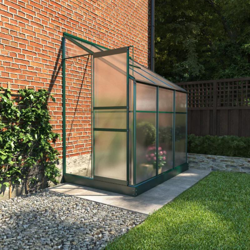 Polycarbonate Lean-To Greenhouse - All Sizes