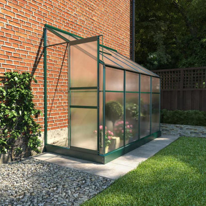 Harvester Walk-In Aluminium Polycarbonate Greenhouse 8ft x 12ft