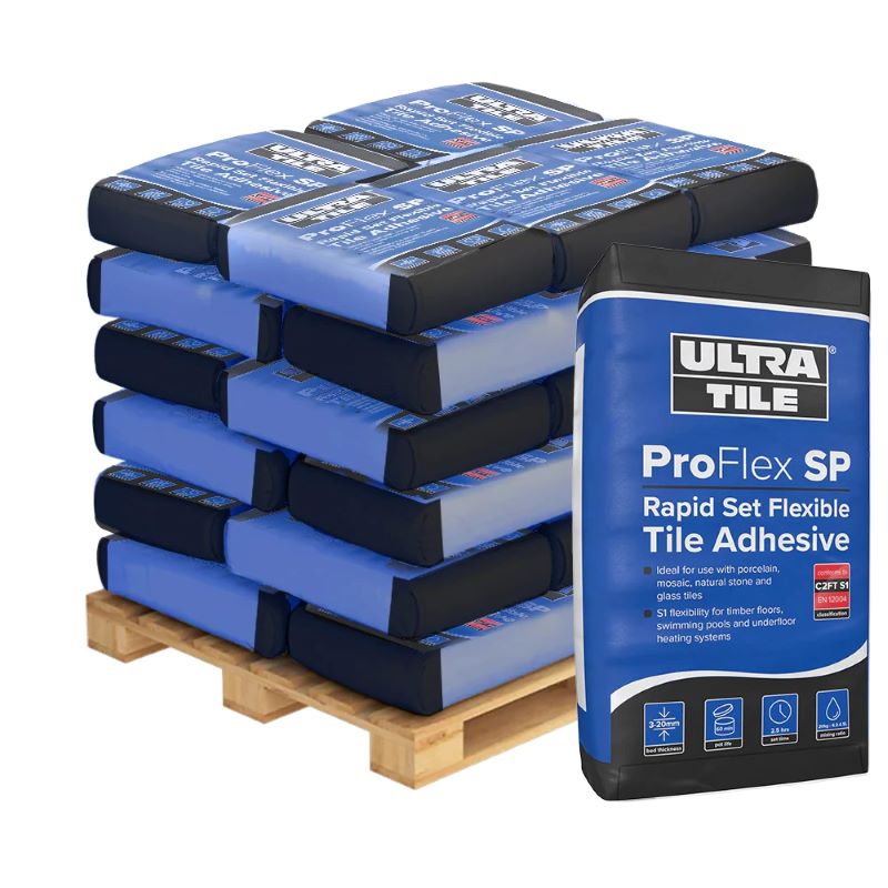 Ultra Tile 20Kg ProFlex SP S1 Flexible Rapid Set Adhesive - All Colours