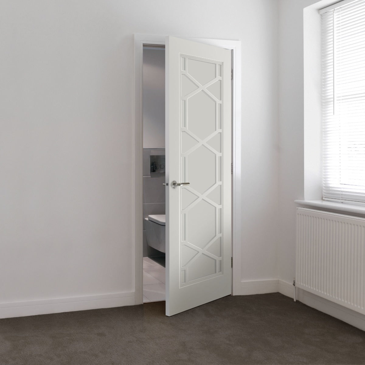 JB Kind Quartz White Internal Door