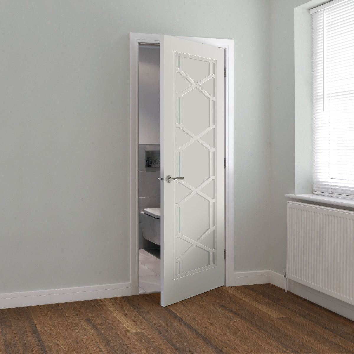 JB Kind Quartz White Internal Door