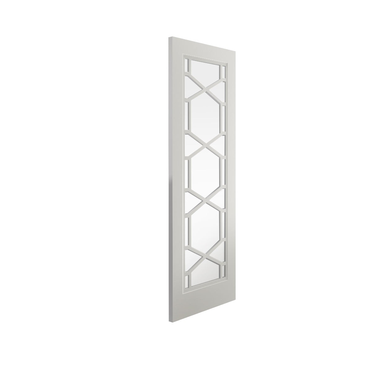 JB Kind Quartz Glazed White Internal Door