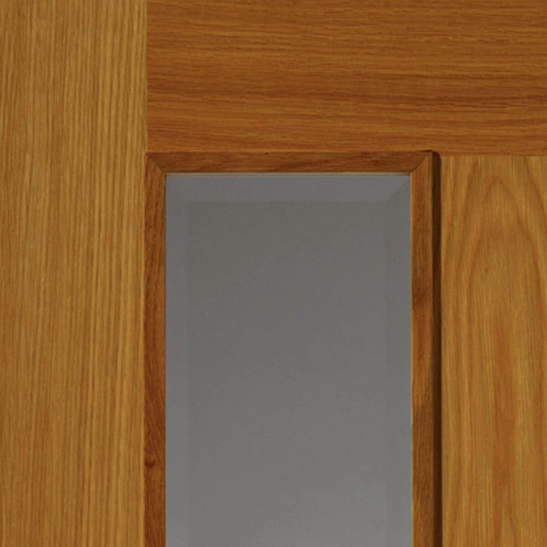 Image for JB Kind Modern R-11-2V Oak Pre-Finished Internal Door