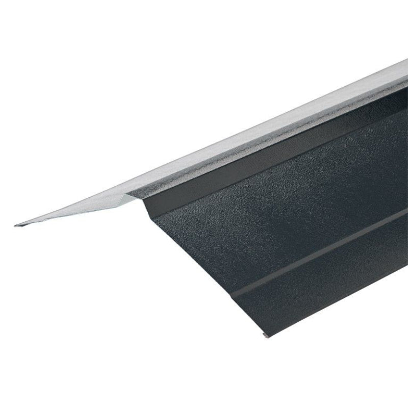 Cladco Metal PVC Plastiol Coated NORDIC Ridge Flashing 195mm x 195mm x 3m - All Colours