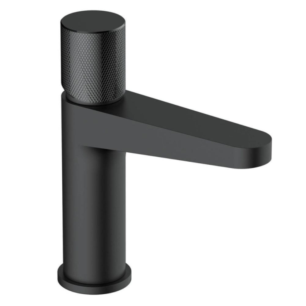 RAK Ceramics Amalfi Mid Height Basin Mixer Tap in Matt Black