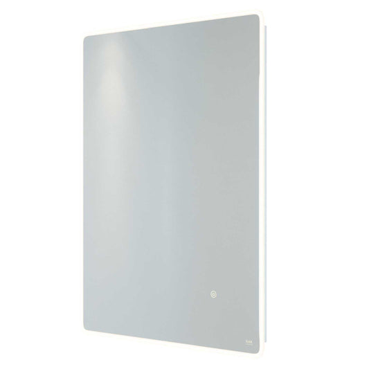 RAK Ceramics Amethyst Portrait LED Mirror with Switch and Demister Pad 700mm H x 500mm W Illuminated