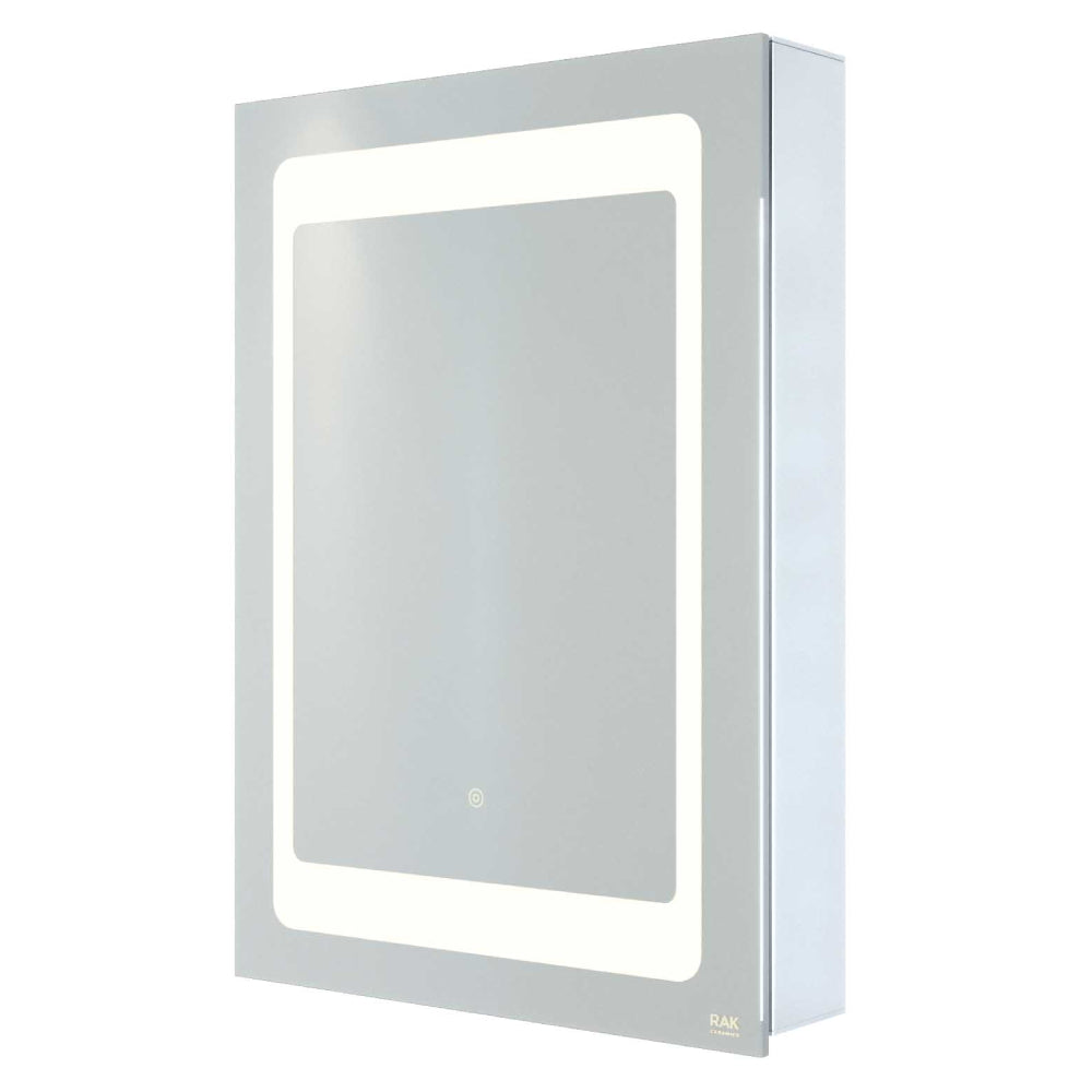 RAK Ceramics Aphrodite 500mm x 700mm Touch Sensor 1 Door LED Mirrored Cabinet with Shaver Socket