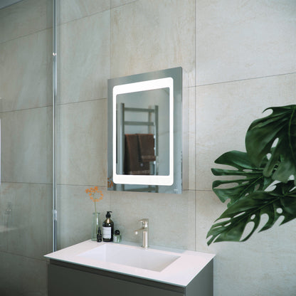 RAK Ceramics Aphrodite 500mm x 700mm Touch Sensor 1 Door LED Mirrored Cabinet with Shaver Socket