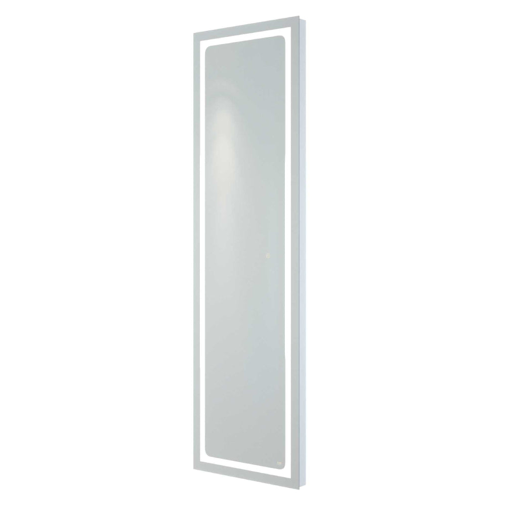 RAK Ceramics Aquarius Portrait Tall Dress LED Mirror with Switch and Demister Pad 1400mm H x 420mm W Illuminated