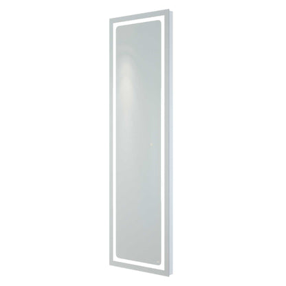 RAK Ceramics Aquarius Portrait Tall Dress LED Mirror with Switch and Demister Pad 1400mm H x 420mm W Illuminated