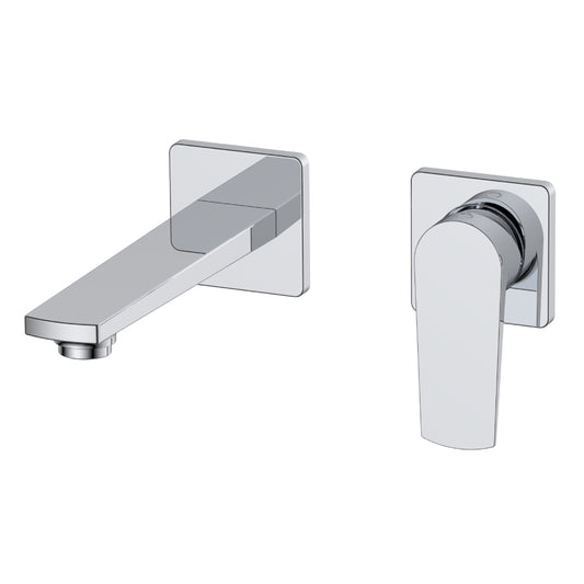 RAK Ceramics Blade 2 Hole Wall Mounted Basin Mixer Tap