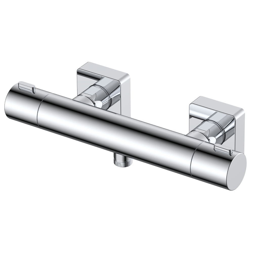 RAK Ceramics Blade Wall Mounted Exposed Thermostatic Bar Valve