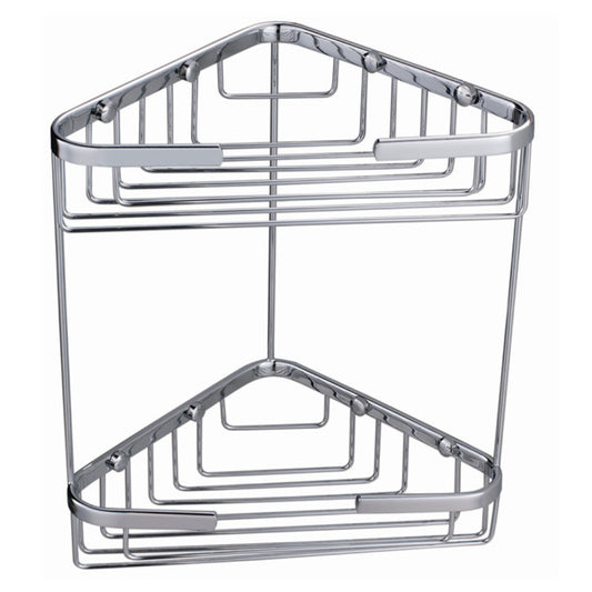 RAK Ceramics Double Corner Basket Wall Mounted - Chrome