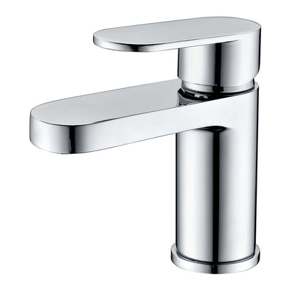 RAK Ceramics Compact Eco Round Mono Basin Mixer Tap - Chrome