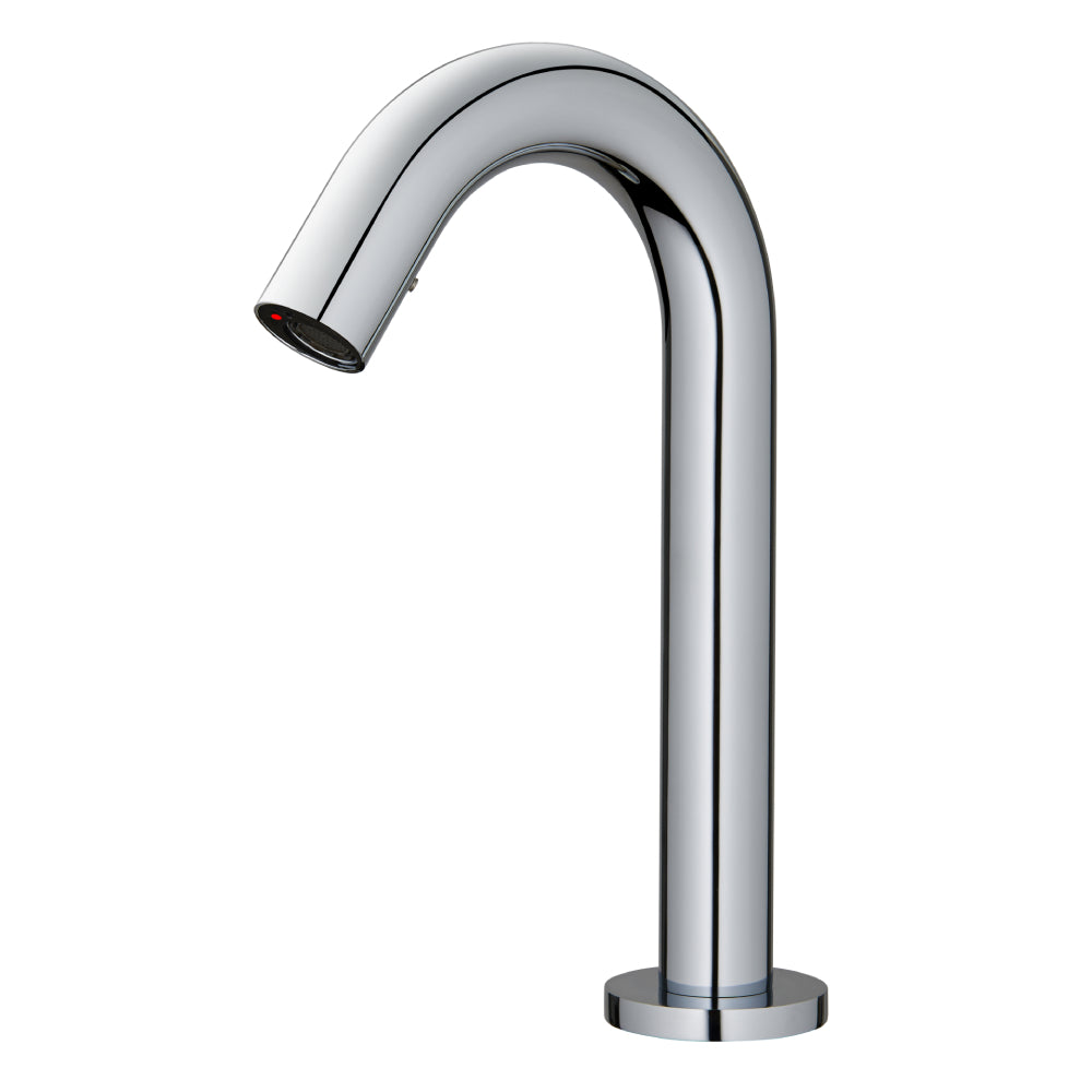 RAK Ceramics Compact Commercial Tall Curved Deck Mounted Sensor Basin Mixer Tap