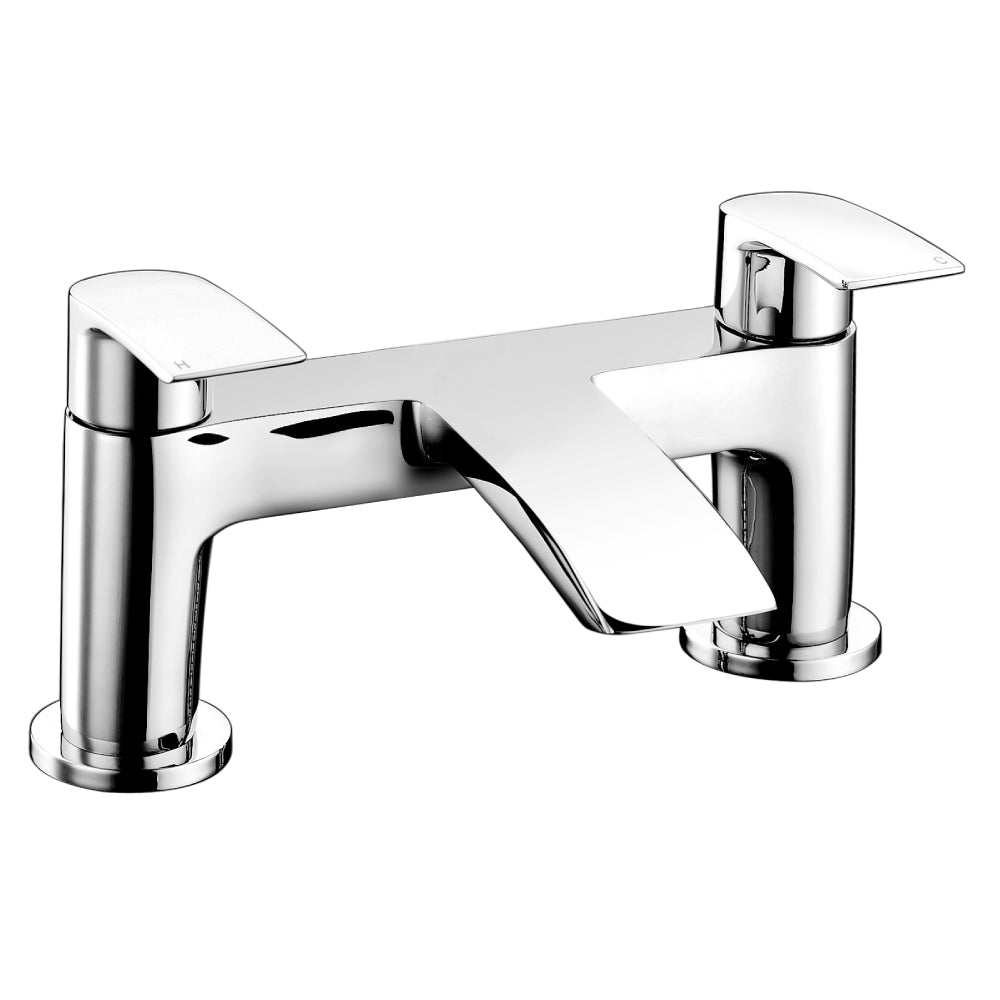 RAK Ceramics Curve Deck Mounted Bath Filler - Chrome