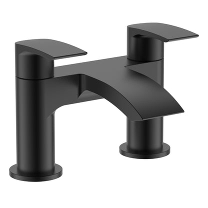 RAK Ceramics Curve Deck Mounted Bath Filler - Black