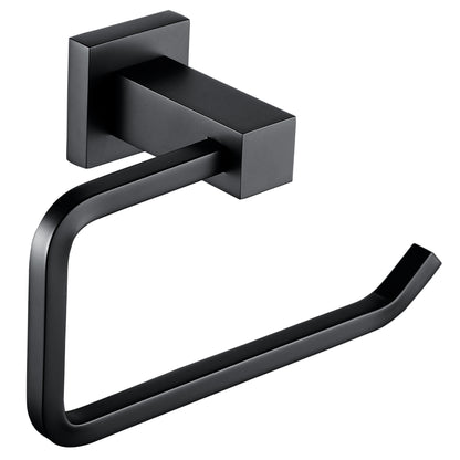 RAK Ceramics Cubis Toilet Roll Holder in Black