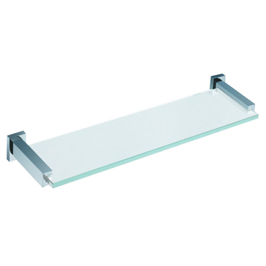 RAK Ceramics Cubis Glass Shelf in Chrome