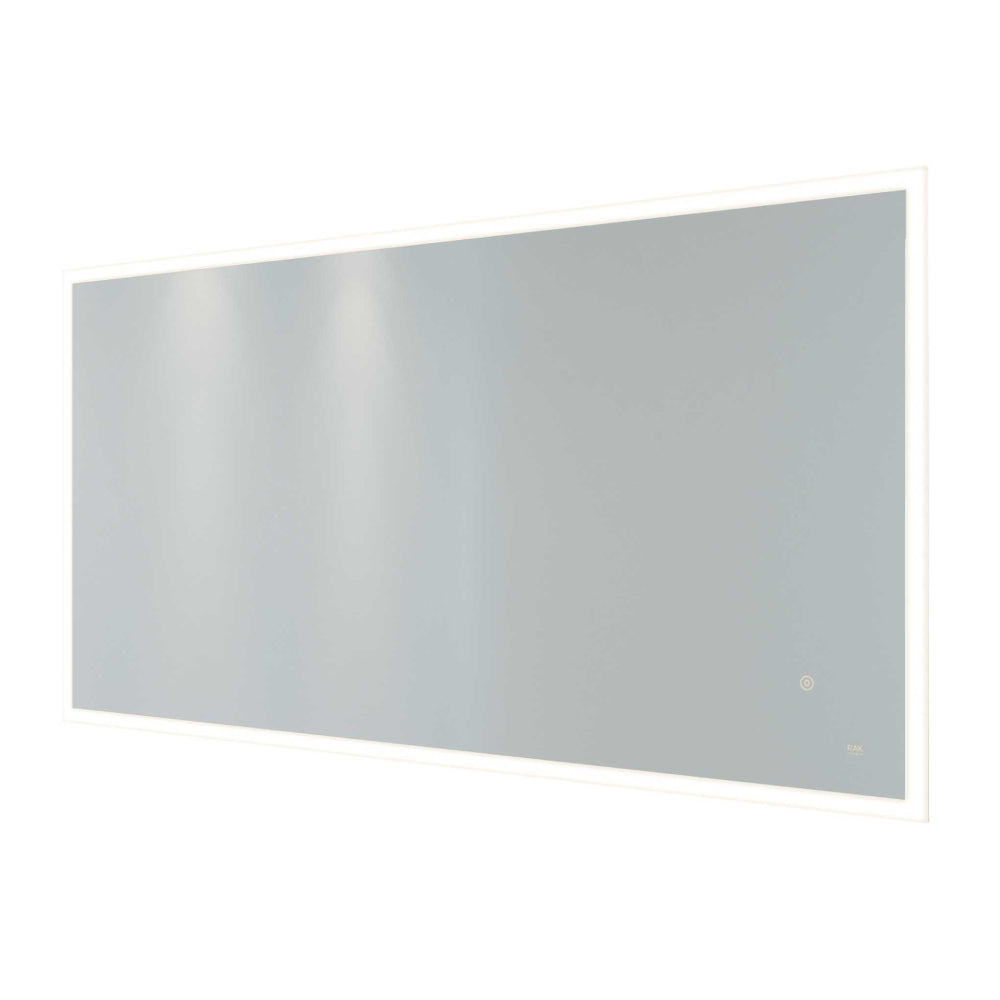 RAK Ceramics Cupid Landscape LED Mirror with Switch and Demister Pad 600mm H x 1200mm W Illuminated