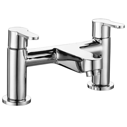 RAK Ceramics Morning Deck Mounted Bath Filler - Chrome