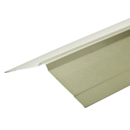 Cladco Metal PVC Plastiol Coated NORDIC Ridge Flashing 195mm x 195mm x 3m - All Colours