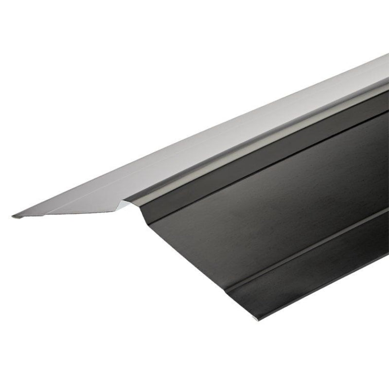 Cladco Metal Polyester Painted Nordic Ridge Flashing 195mm x 195mm x 3m - All Colours