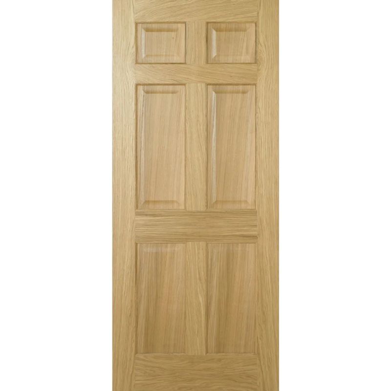 LPD Regency Oak 6 Panel Internal Door 78in x 30in x 35mm (1981 x 762mm)