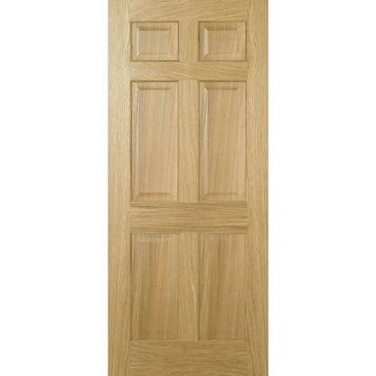 LPD Regency Oak 6 Panel Internal Door 78in x 30in x 35mm (1981 x 762mm)