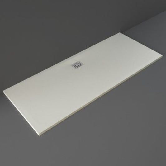 RAK Ceramics Feeling 1700 x 700mm Bathtub Replacement Shower Tray Rak Solid - Greige