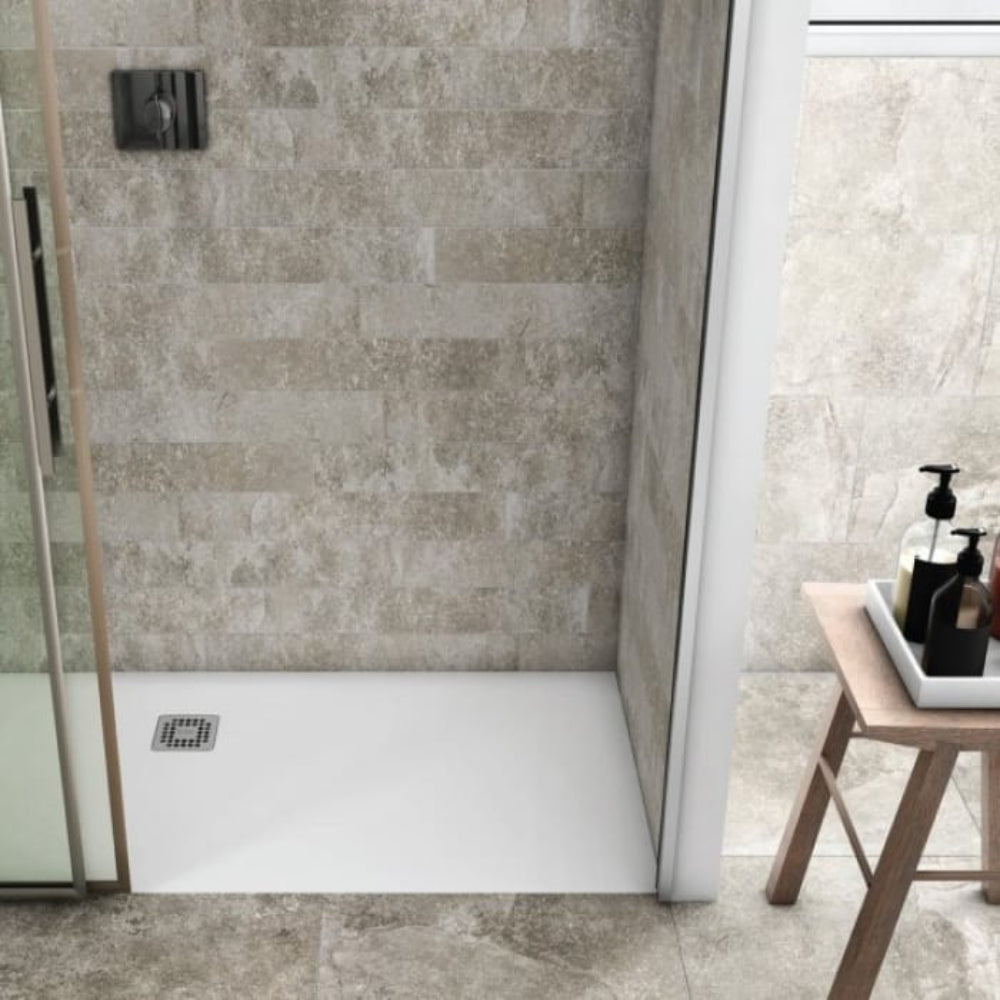 RAK Ceramics Feeling 1700 x 800mm Bathtub Replacement Shower Tray Rak Solid - White