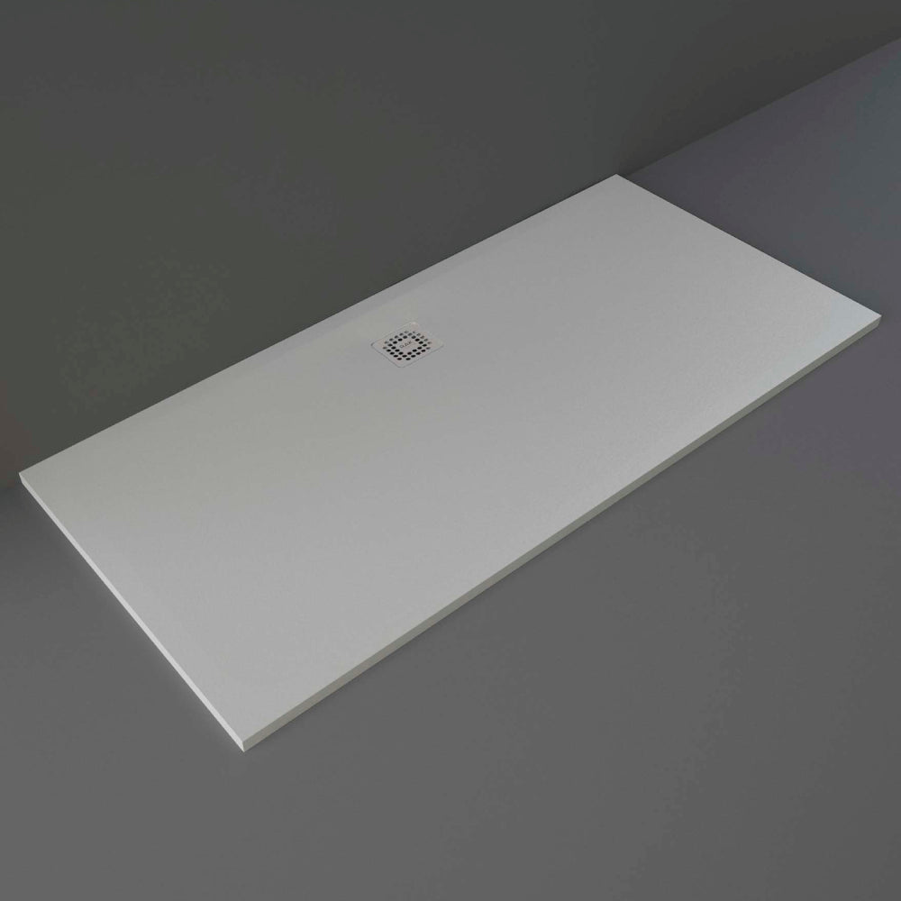 RAK Ceramics Feeling 1700 x 800mm Bathtub Replacement Shower Tray Rak Solid - Grey