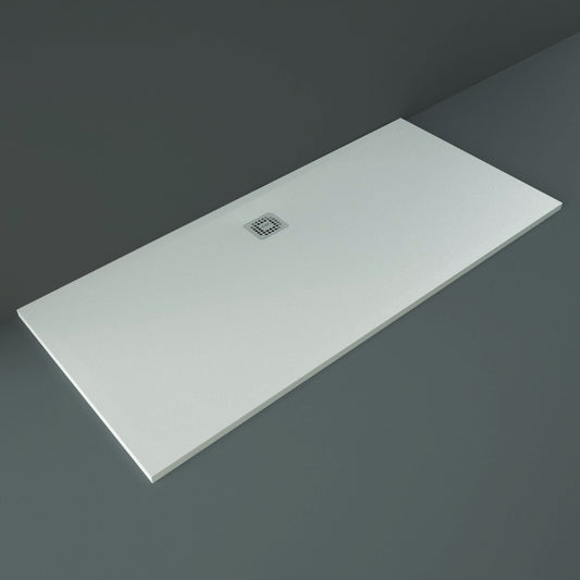 RAK Ceramics Feeling 1800 x 800mm Bathtub Replacement Shower Tray Rak Solid - White