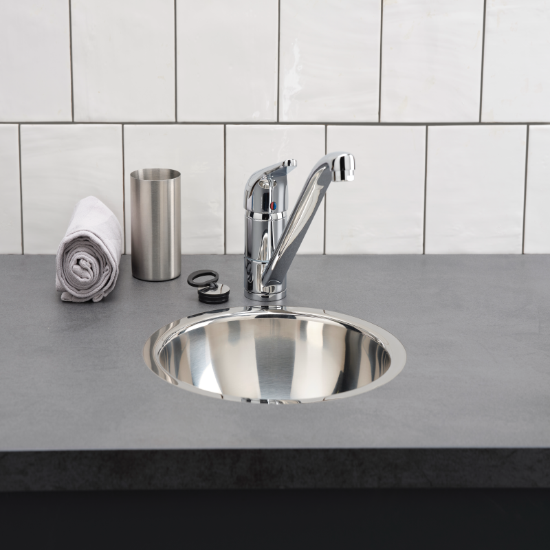 Reginox Commercial Rio Stainless Steel Integrated Sink