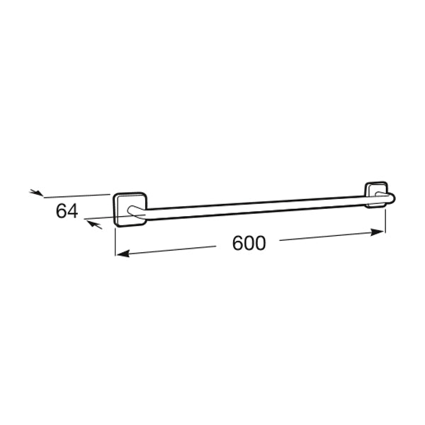 Image for Roca Victoria 600mm Towel Rail