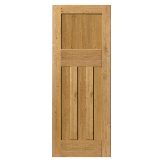 JB Kind Rustic Oak DX Pre-Finished Internal Door (1981 x 838 x 35mm)