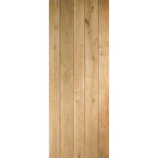 XL Joinery Rustic Oak Ledged Unfinished Internal Door - 1981 x 610 x 40mm (24")