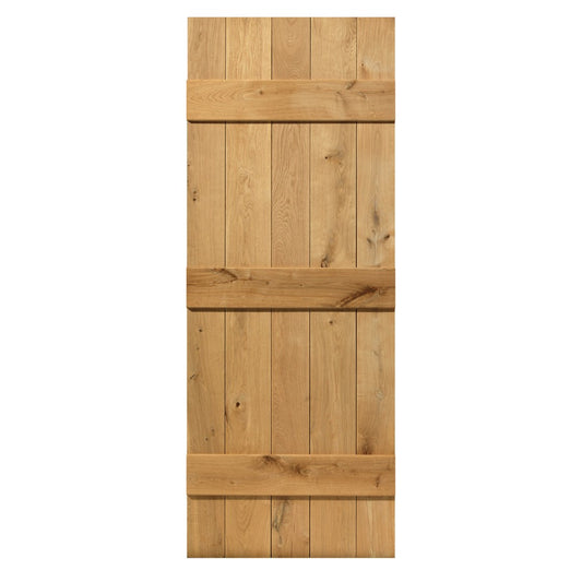 Image for JB Kind Rustic Oak Ledged Unfinished Internal Door