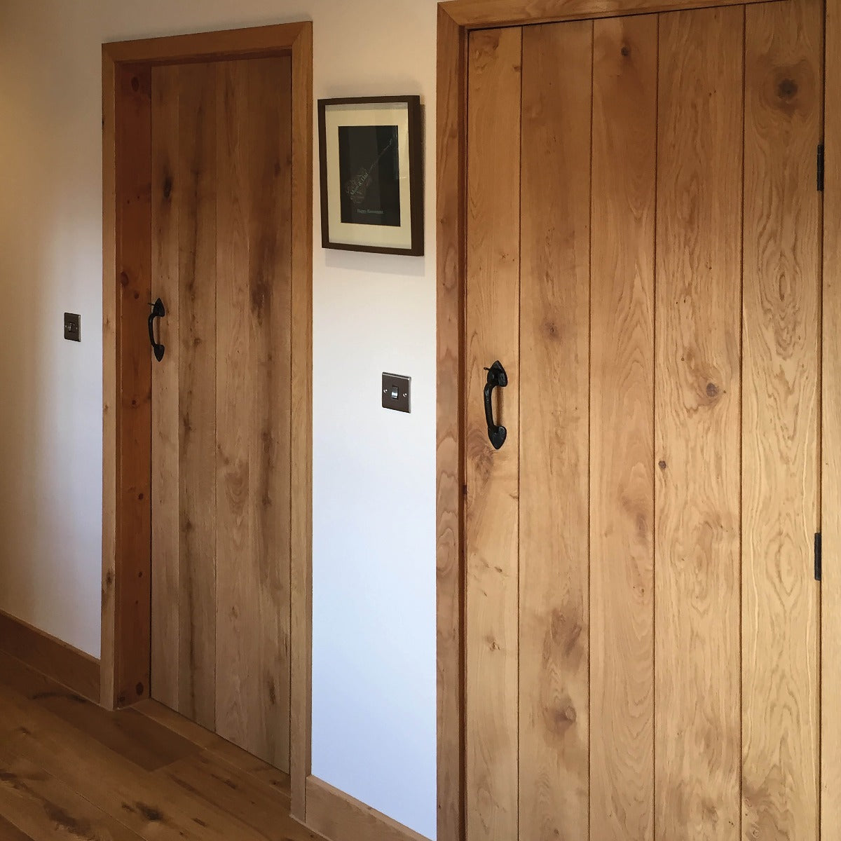 JB Kind Rustic Oak Ledged Unfinished Internal Door