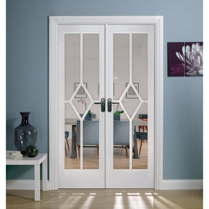 LPD Internal White Prime Reims Room Divider Set Door