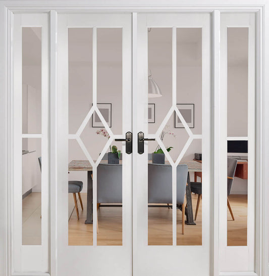 LPD Internal White Prime Reims Room Divider Set Door