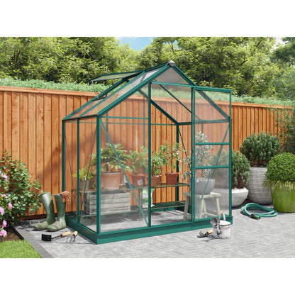 Rosette Hobby Aluminium Polycarbonate Greenhouse - All Sizes