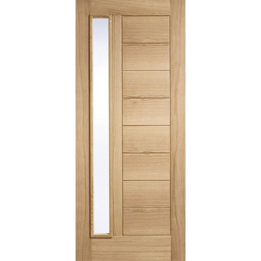 LPD Goodwood Oak Frosted Double Glazed Exterior Door 80in x 32in x 44mm (2032 x 813mm)