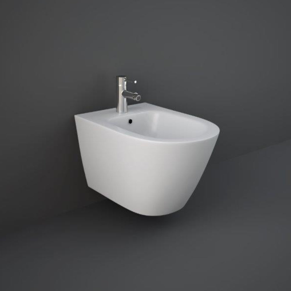 RAK Ceramics Feeling Wall Hung Bidet in Matt White