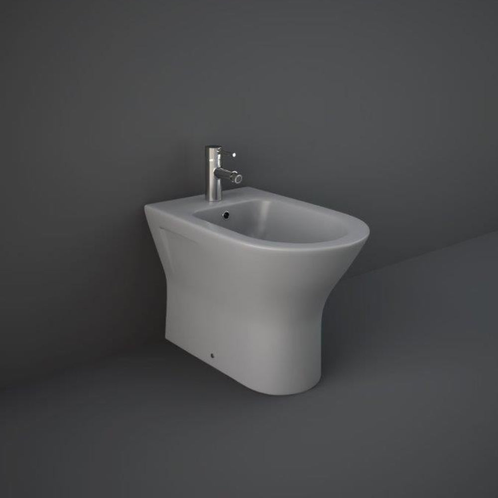 RAK Ceramics Feeling Back to Wall Bidet in Matt Grey