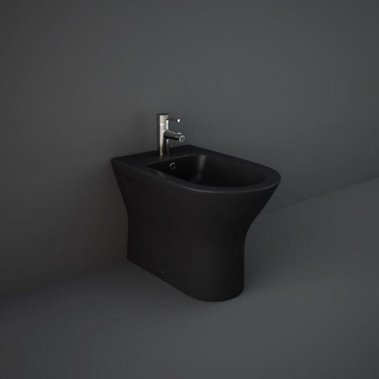 RAK Ceramics Feeling Back to Wall Bidet in Matt Black