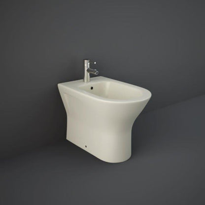 RAK Ceramics Feeling Back to Wall Bidet in Matt Greige