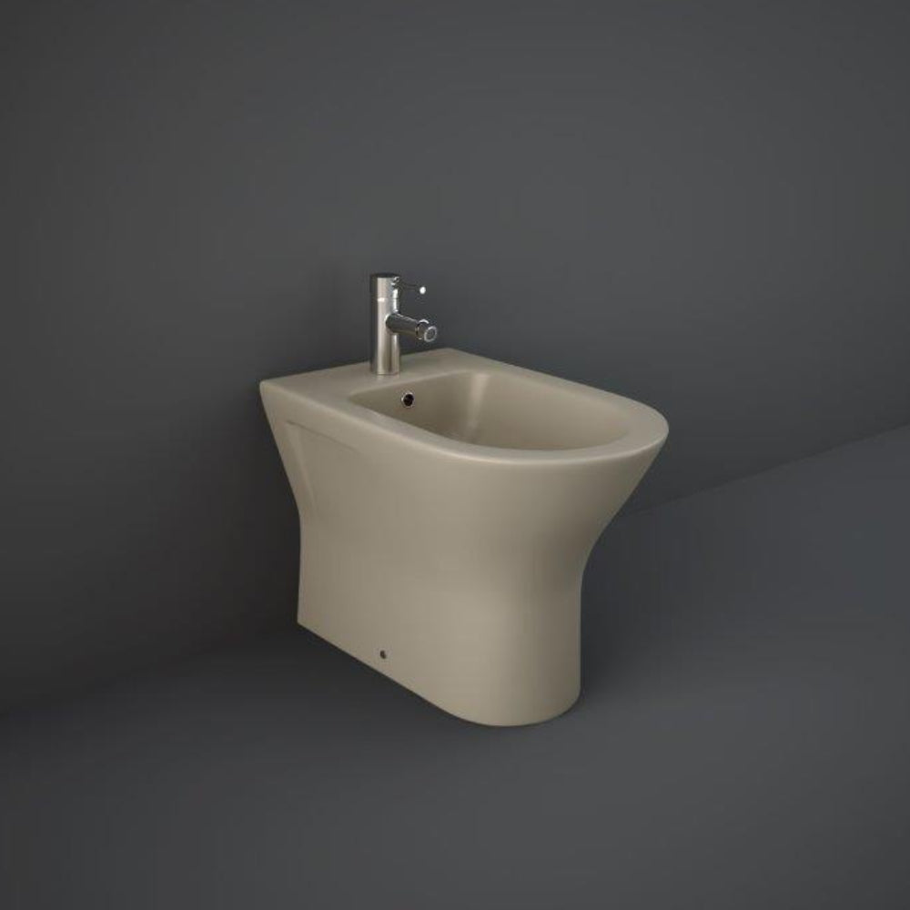 RAK Ceramics Feeling Back to Wall Bidet in Matt Cappuccino